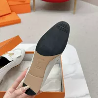 $125.00 USD Hermes Leather Shoes For Women #1341257