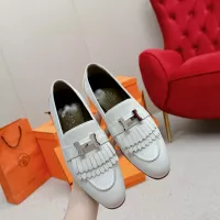 $125.00 USD Hermes Leather Shoes For Women #1341258