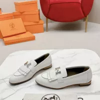 $125.00 USD Hermes Leather Shoes For Women #1341258