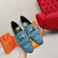 $125.00 USD Hermes Leather Shoes For Women #1341260