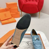 $125.00 USD Hermes Leather Shoes For Women #1341260