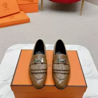 $125.00 USD Hermes Leather Shoes For Women #1341261