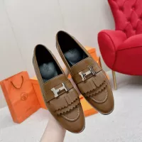 $125.00 USD Hermes Leather Shoes For Women #1341261