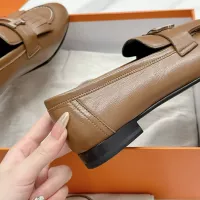 $125.00 USD Hermes Leather Shoes For Women #1341261