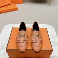 $125.00 USD Hermes Leather Shoes For Women #1341262