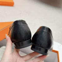 $125.00 USD Hermes Leather Shoes For Women #1341265