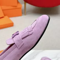 $125.00 USD Hermes Leather Shoes For Women #1341266