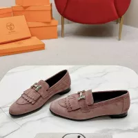 $125.00 USD Hermes Leather Shoes For Women #1341267