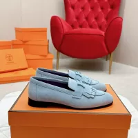 $125.00 USD Hermes Leather Shoes For Women #1341268