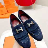 $125.00 USD Hermes Leather Shoes For Women #1341270