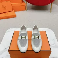 $125.00 USD Hermes Leather Shoes For Women #1341271