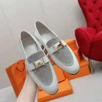 $125.00 USD Hermes Leather Shoes For Women #1341271
