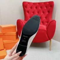 $125.00 USD Hermes Leather Shoes For Women #1341271
