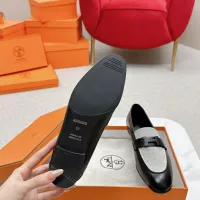 $125.00 USD Hermes Leather Shoes For Women #1341272
