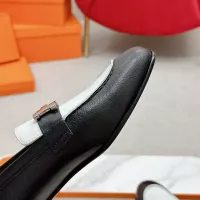 $125.00 USD Hermes Leather Shoes For Women #1341273