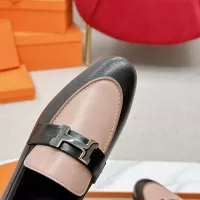 $125.00 USD Hermes Leather Shoes For Women #1341274