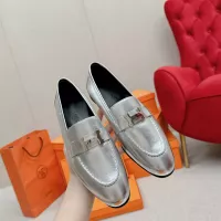 $125.00 USD Hermes Leather Shoes For Women #1341275