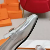 $125.00 USD Hermes Leather Shoes For Women #1341275