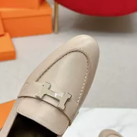 $125.00 USD Hermes Leather Shoes For Women #1341276