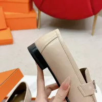 $125.00 USD Hermes Leather Shoes For Women #1341276