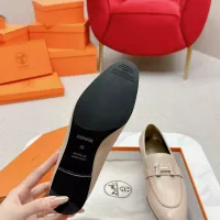 $125.00 USD Hermes Leather Shoes For Women #1341276