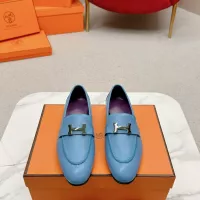 $125.00 USD Hermes Leather Shoes For Women #1341277