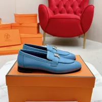 $125.00 USD Hermes Leather Shoes For Women #1341277