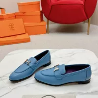 $125.00 USD Hermes Leather Shoes For Women #1341277