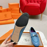 $125.00 USD Hermes Leather Shoes For Women #1341277