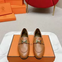 $125.00 USD Hermes Leather Shoes For Women #1341278