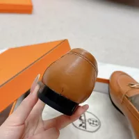 $125.00 USD Hermes Leather Shoes For Women #1341278