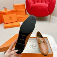 $125.00 USD Hermes Leather Shoes For Women #1341278