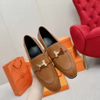 $125.00 USD Hermes Leather Shoes For Women #1341279