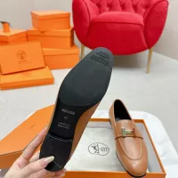 $125.00 USD Hermes Leather Shoes For Women #1341279