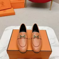 $125.00 USD Hermes Leather Shoes For Women #1341280