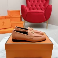 $125.00 USD Hermes Leather Shoes For Women #1341280