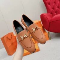 $125.00 USD Hermes Leather Shoes For Women #1341280