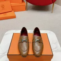 $125.00 USD Hermes Leather Shoes For Women #1341281