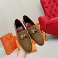 $125.00 USD Hermes Leather Shoes For Women #1341281