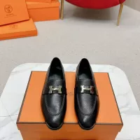 $125.00 USD Hermes Leather Shoes For Women #1341285