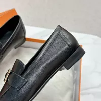 $125.00 USD Hermes Leather Shoes For Women #1341285