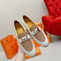 $125.00 USD Hermes Leather Shoes For Women #1341286
