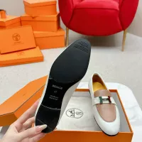 $125.00 USD Hermes Leather Shoes For Women #1341286