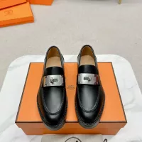 $140.00 USD Hermes Leather Shoes For Women #1341287