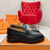 $140.00 USD Hermes Leather Shoes For Women #1341287