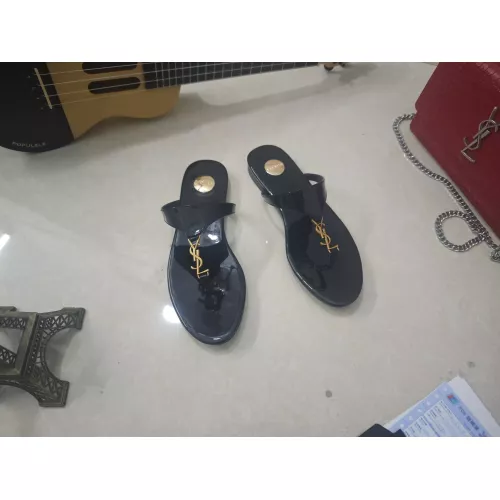 Replica Yves Saint Laurent YSL Slippers For Women #1341376 $92.00 USD for Wholesale