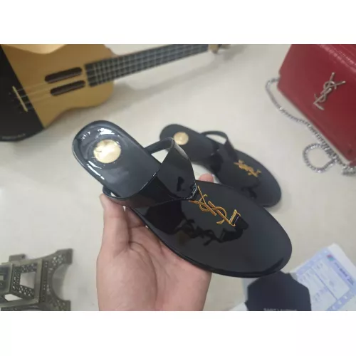 Replica Yves Saint Laurent YSL Slippers For Women #1341376 $92.00 USD for Wholesale