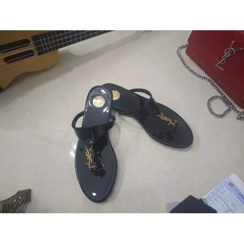 Replica Yves Saint Laurent YSL Slippers For Women #1341376 $92.00 USD for Wholesale