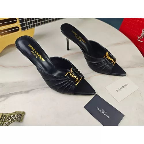 Replica Yves Saint Laurent YSL Slippers For Women #1341382 $98.00 USD for Wholesale