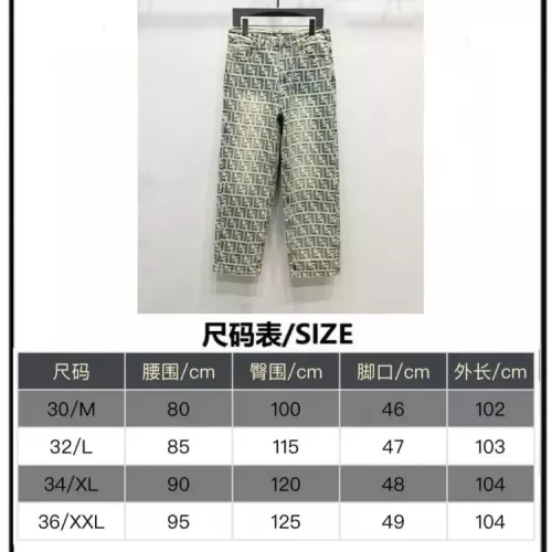 Replica Fendi Jeans For Unisex #1341535 $52.00 USD for Wholesale